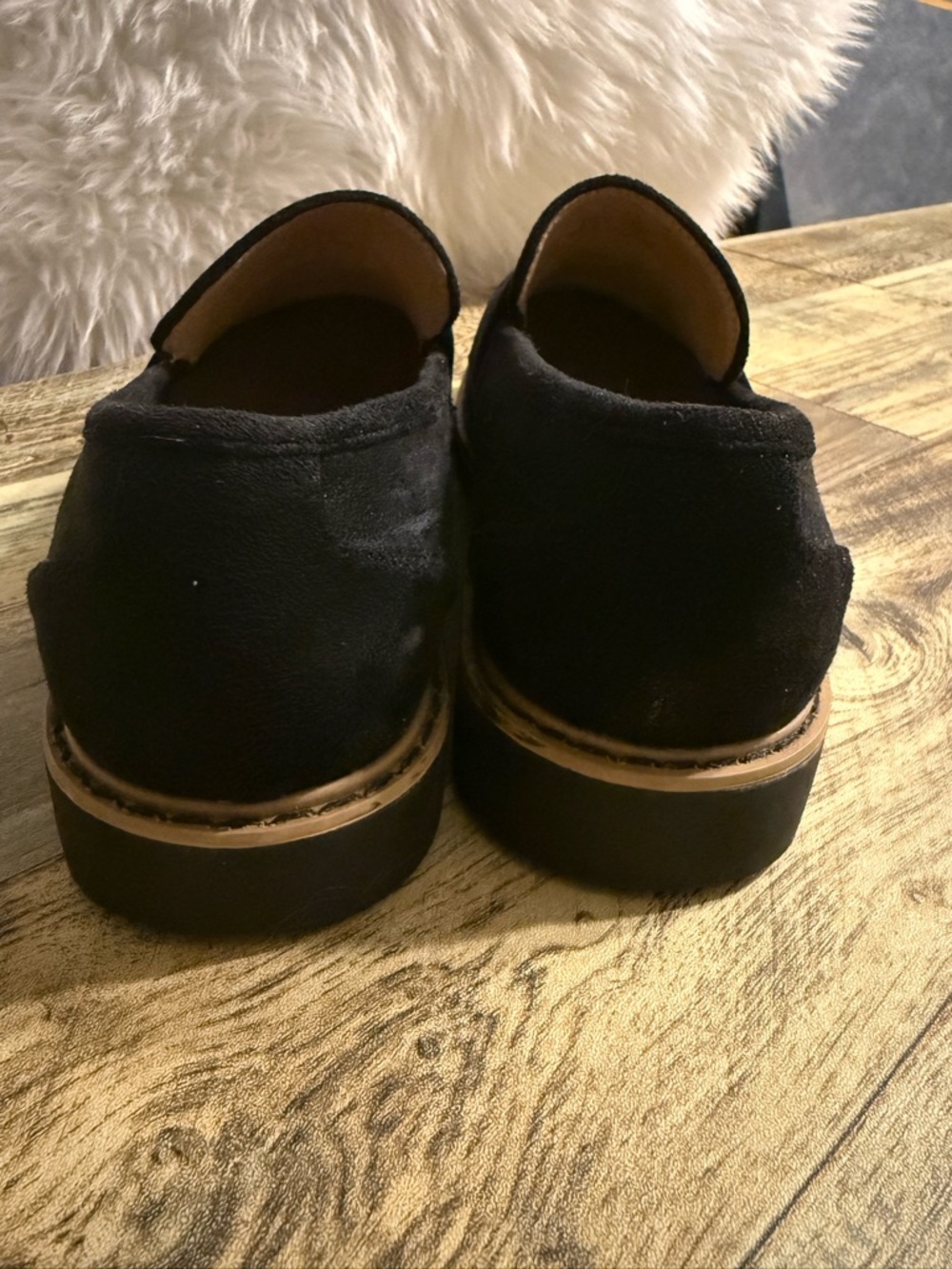 Taryn Rose Black Suede Platform Loafers – US Size 7 - Picture 8 of 9